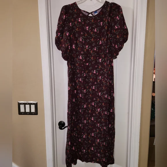 Old Navy | Dresses | Old Navy Purple Floral Dress With Keyhole Back 4x | Poshmark Old Navy | Dresses | Old Navy Purple Floral Dress With Keyhole Back 4x | Poshmark